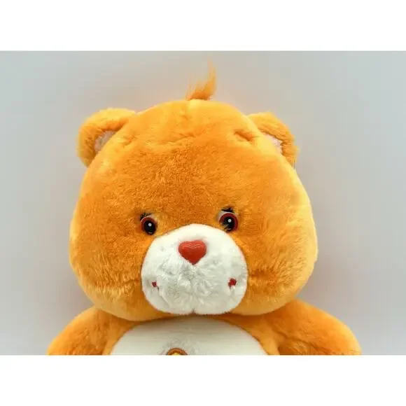 Care Bears 2003 Laugh A Lot Bear Plush 13” Inch Star Orange Stuffed Toy EUC - Picture 2 of 12